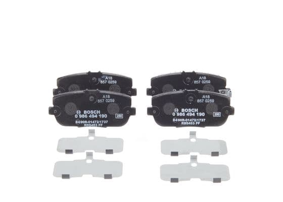 Bosch BP1136 Diskli fren balatası seti; arka 1