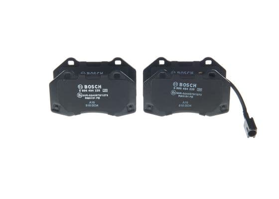 Bosch BP1163 Diskli fren balatası seti; ön 1