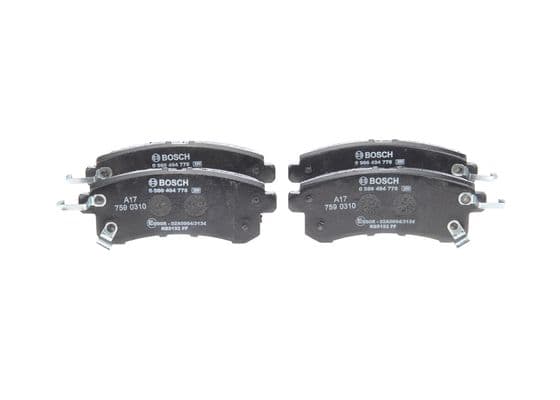 Bosch BP1952 Diskli fren balatası seti; arka 1