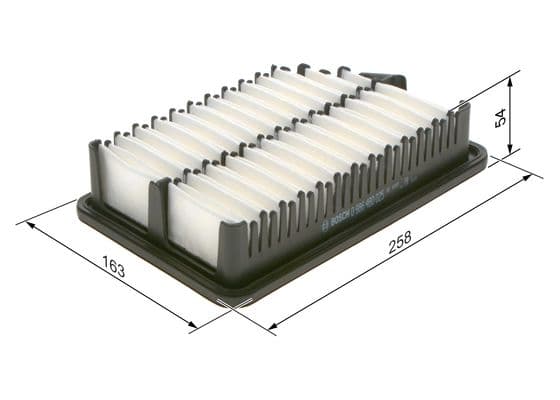 Bosch SM 025 Grey Line hava filtresi elemanı, Motor 1