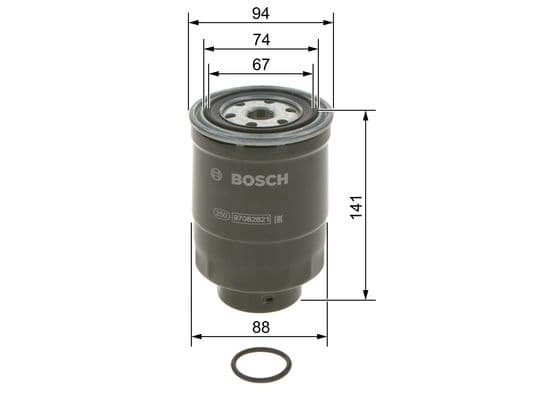 Bosch NM 019 Grey Line yakıt filtresi değiştirme kutusu 1
