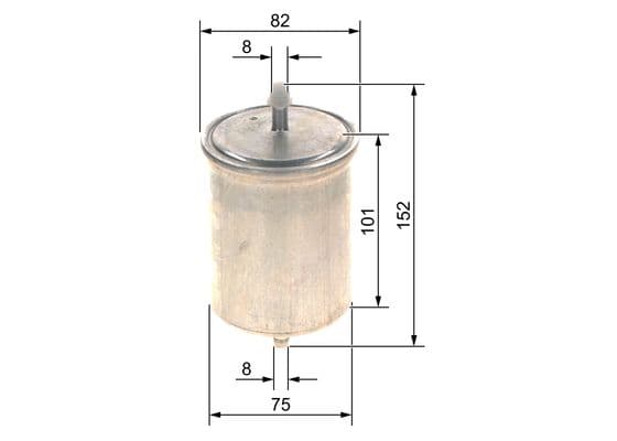 Bosch FM 031 Grey Line yakıt hattı filtresi 1