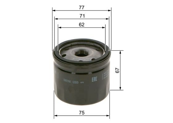 Bosch PM 011 Grey Line yağ filtresi 1