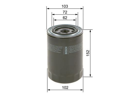 Bosch PM 036 Grey Line yağ filtresi 1