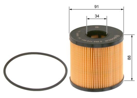 Bosch P 0061 Yağ filtre tertibatı 1