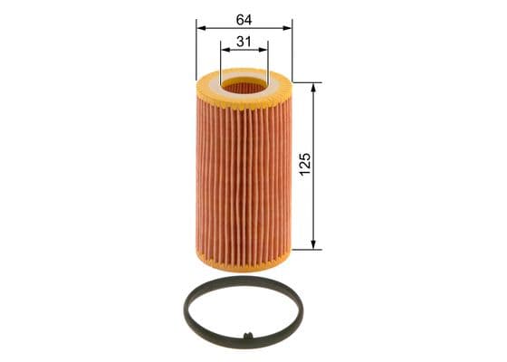 Bosch P 9243 Yağ filtre tertibatı 1