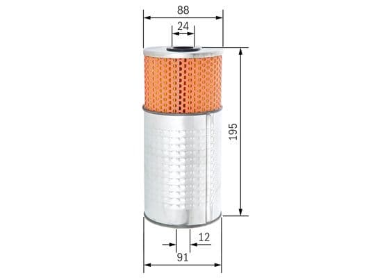 Bosch P 9267 Yağ filtre tertibatı 1