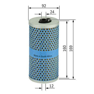 Bosch P 9274 Yağ filtre tertibatı 1