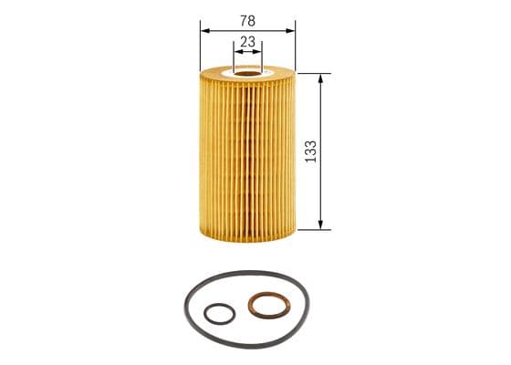 Bosch P 9276 Yağ filtre tertibatı 1
