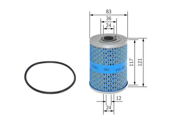Bosch P 9610 Yağ filtre tertibatı 1