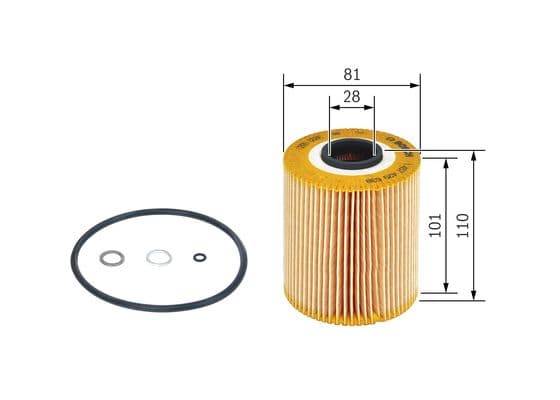 Bosch P 9638 Yağ filtre tertibatı 1