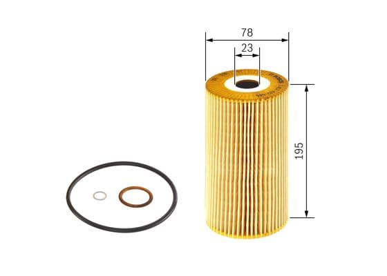 Bosch P 9646 Yağ filtre tertibatı 1