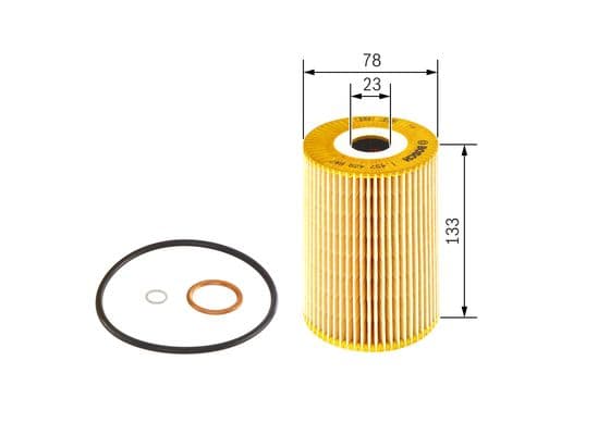 Bosch P 9647 Yağ filtre tertibatı 1