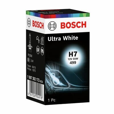 Bosch H7 Ampul, Ultra White 1