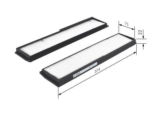 Bosch M 2051 Filtre, iç kısım 1