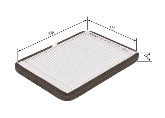 Bosch M 2061 Filtre, iç kısım 1