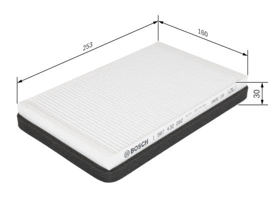 Bosch M 2062 Filtre, iç kısım 1