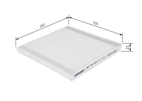 Bosch M 2063 Filtre, iç kısım 1