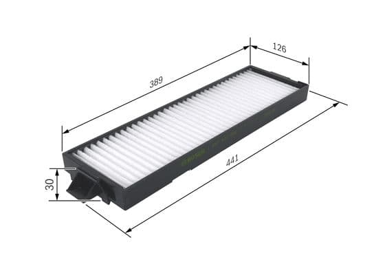 Bosch M 2096 Filtre, iç kısım 1