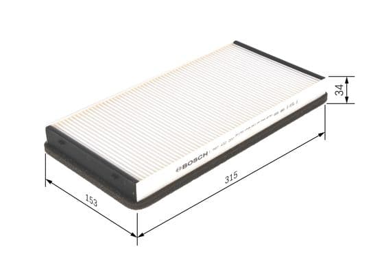 Bosch M 2200 Filtre, iç kısım 1