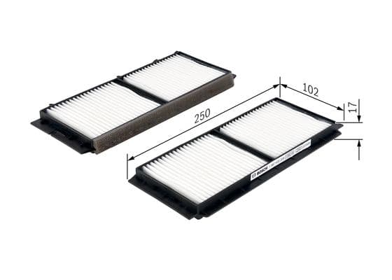 Bosch M 2209 Filtre, iç kısım 1