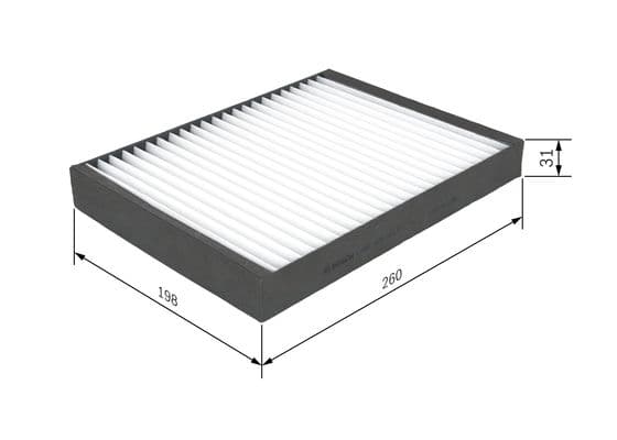Bosch Filtre Sistemleri Filtre, iç kısım 1