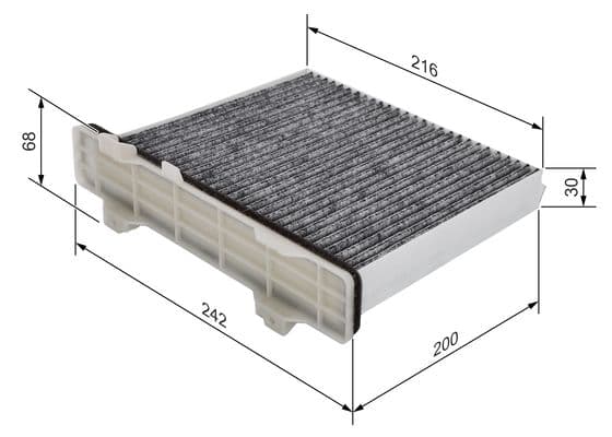 Bosch Filtre Sistemleri İç mekan aktif karbon filtresi 1