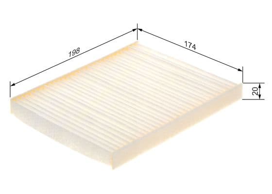 Bosch M 5128 Filtre, iç kısım 1