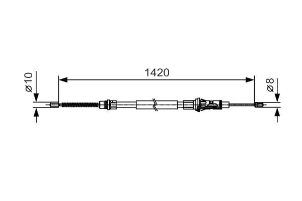 Bosch BC907 Fren kablosu 1