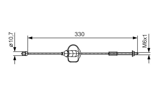 Bosch BC1015 Fren kablosu 1