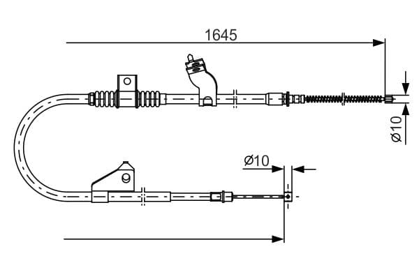 Bosch BC1159 Fren kablosu 1