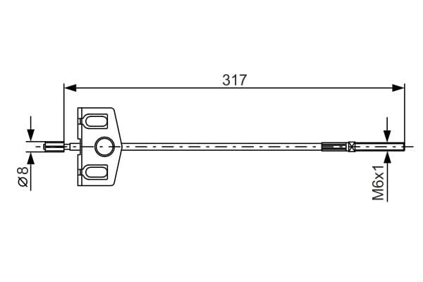 Bosch BC1226 Fren kablosu 1