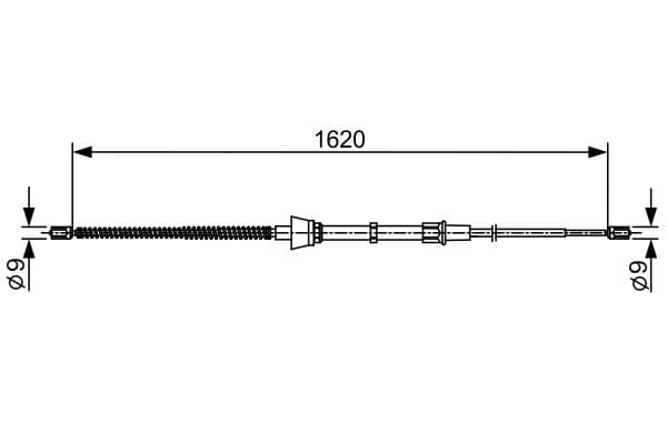 Bosch BC2448 Fren kablosu 1
