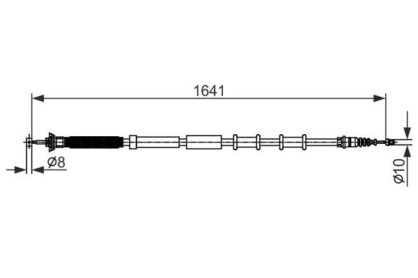 Bosch BC2582 Fren kablosu 1