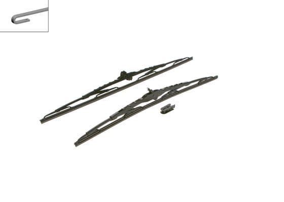 Bosch 801 Silecek lastiği, set 1