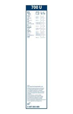 Bosch 700 U Cam silecek mesnedi 1
