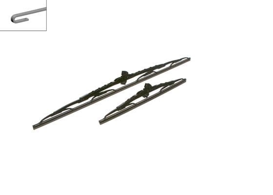 Bosch 605 Silecek lastiği, set 1
