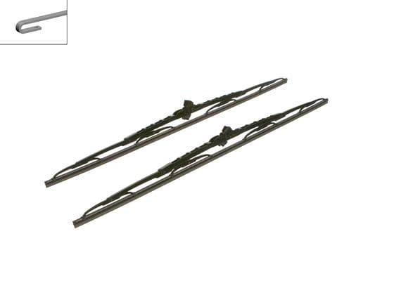 Bosch 650 Silecek lastiği, set 1