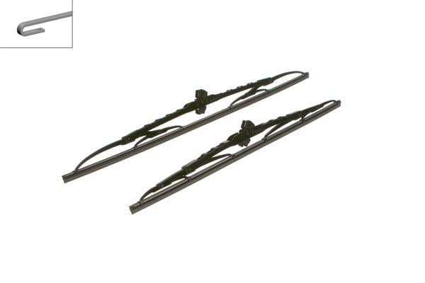 Bosch 531 Silecek lastiği, set 1