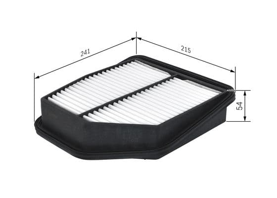 Bosch Filtre Sistemleri Hava filtresi elemanı, Motor 1