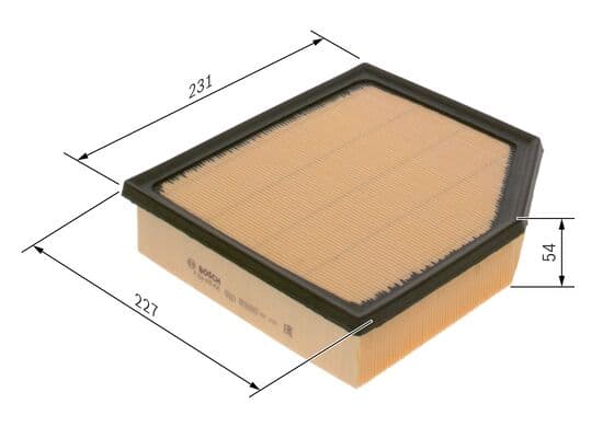 Bosch S 0456 Hava filtresi elemanı, Motor 1