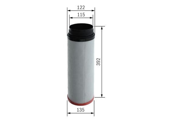 Bosch S 0643 Hava filtresi güvenlik kartuşu, motor 1