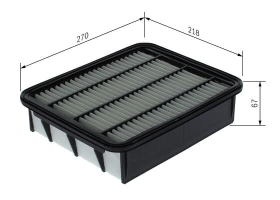 Bosch S 0740 Hava filtresi elemanı, Motor 1
