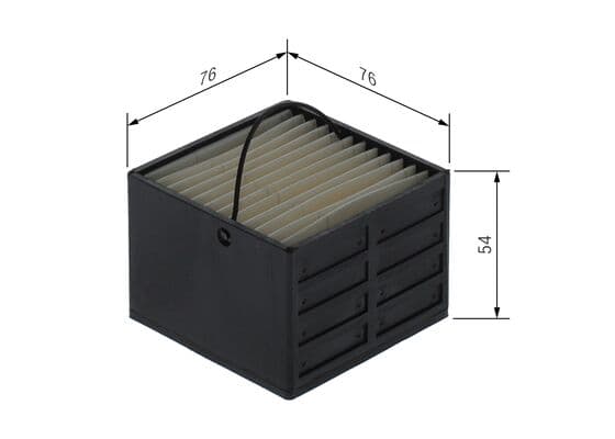 Bosch Filtre Sistemleri Yakıt filtresi elemanı 1