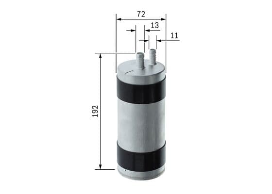 Bosch N 2144 Akaryakıt besleme borusu süzgeci 1