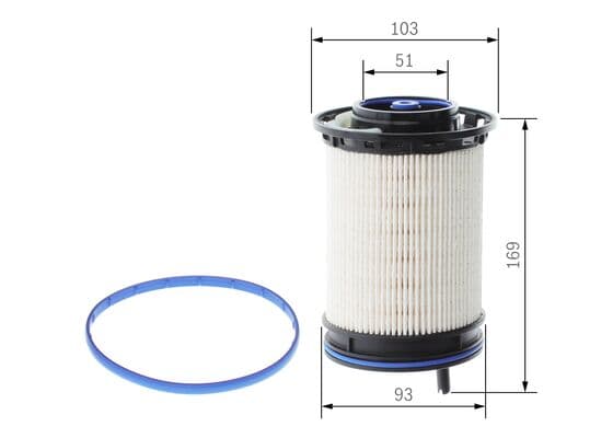 Bosch N 2207 Yakıt filtresi elemanı 1
