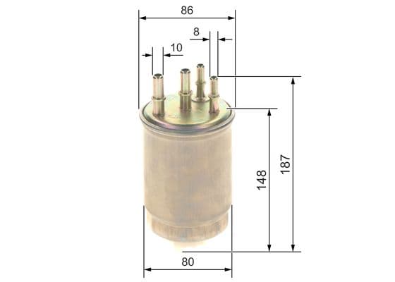 Bosch N 2244 Akaryakıt besleme borusu süzgeci 1