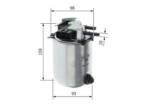 Bosch N 2288 Akaryakıt besleme borusu süzgeci 1