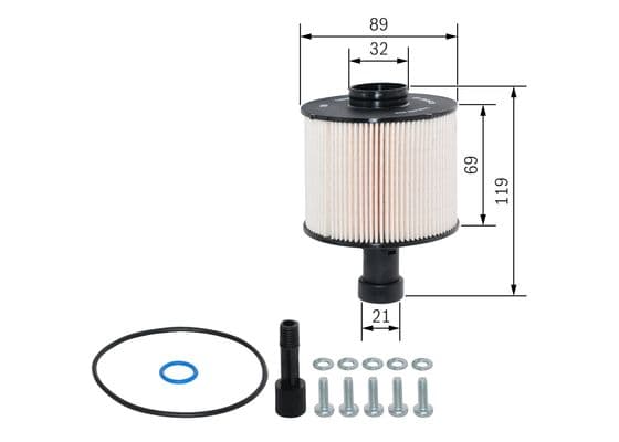 Bosch N 2825 Yakıt filtresi elemanı 1