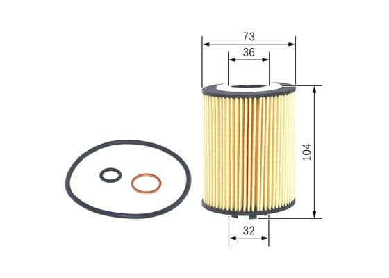 Bosch P 7010 Yağ filtre tertibatı 1